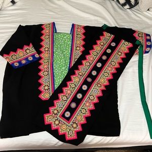 Hmong shirt/sev outfit!